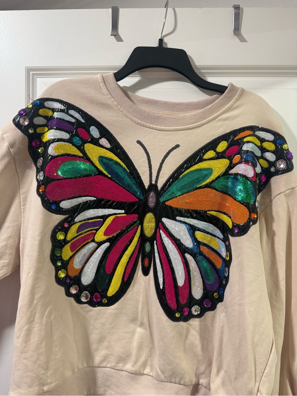 Queen of Sparkles Butterfly Sweatshirt